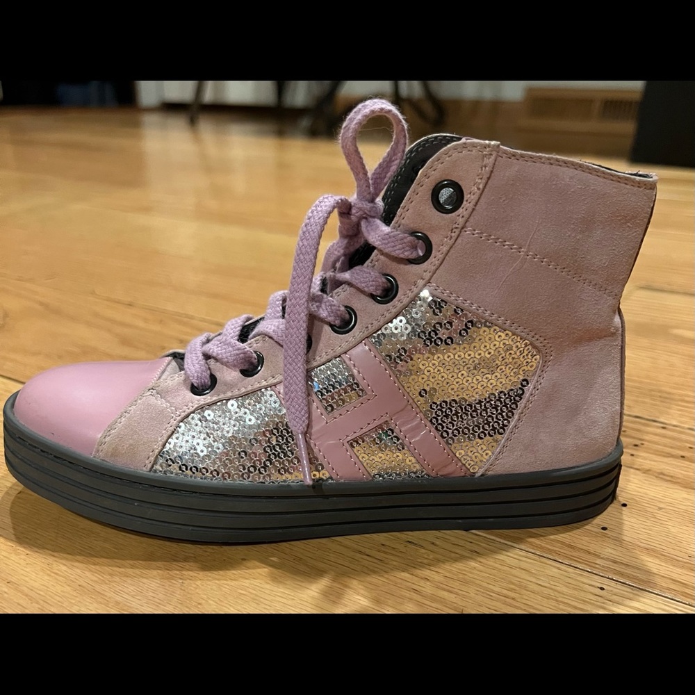 HOGAN Rebel Pink Girl's Shoes 32